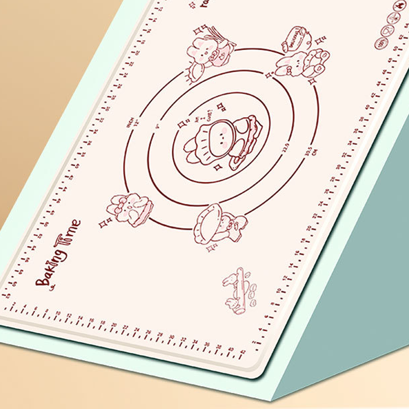 Silikoninis tešlos kilimėlis su nelimpančiu paviršiumi-LT