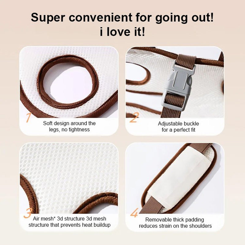 Преносима, дишаща раница за домашни любимци