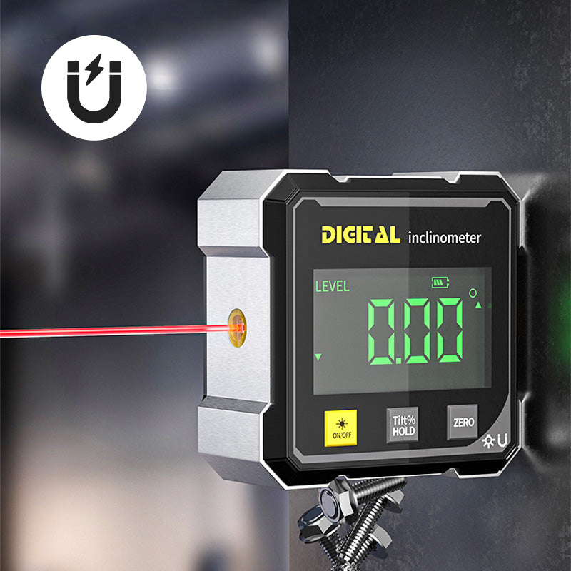 🔧 Магнитен дигитален 4-странен лазерен ъглов скенер💥