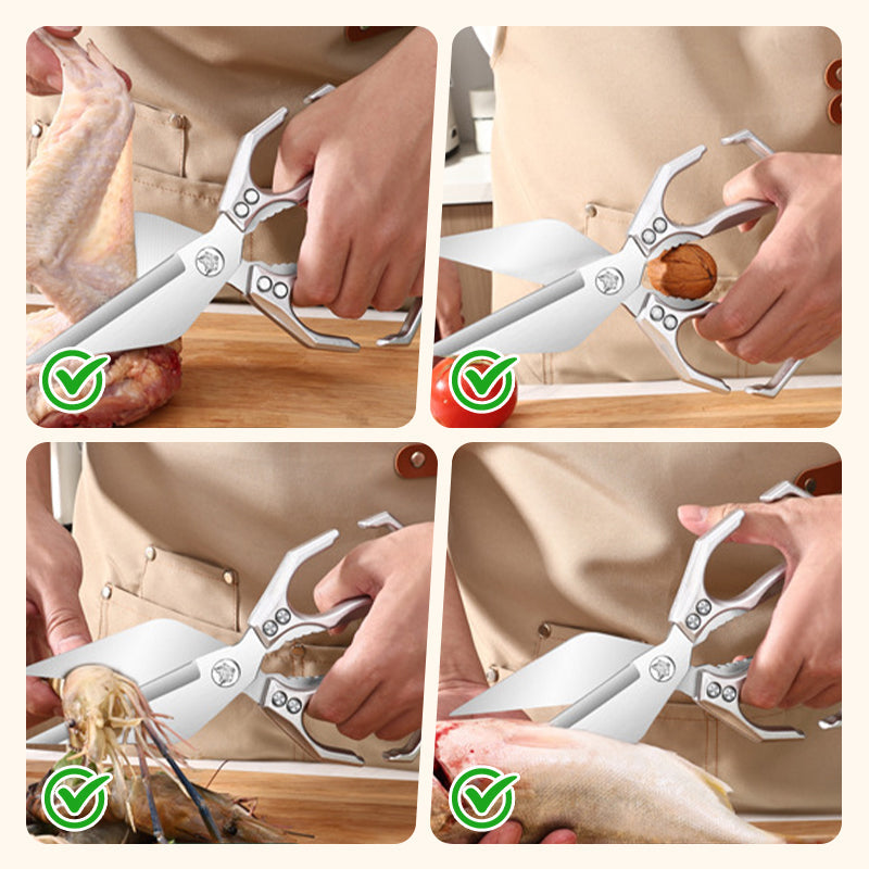 ✂️Večnamenske škarje za perutnino za težke obremenitve🍗
