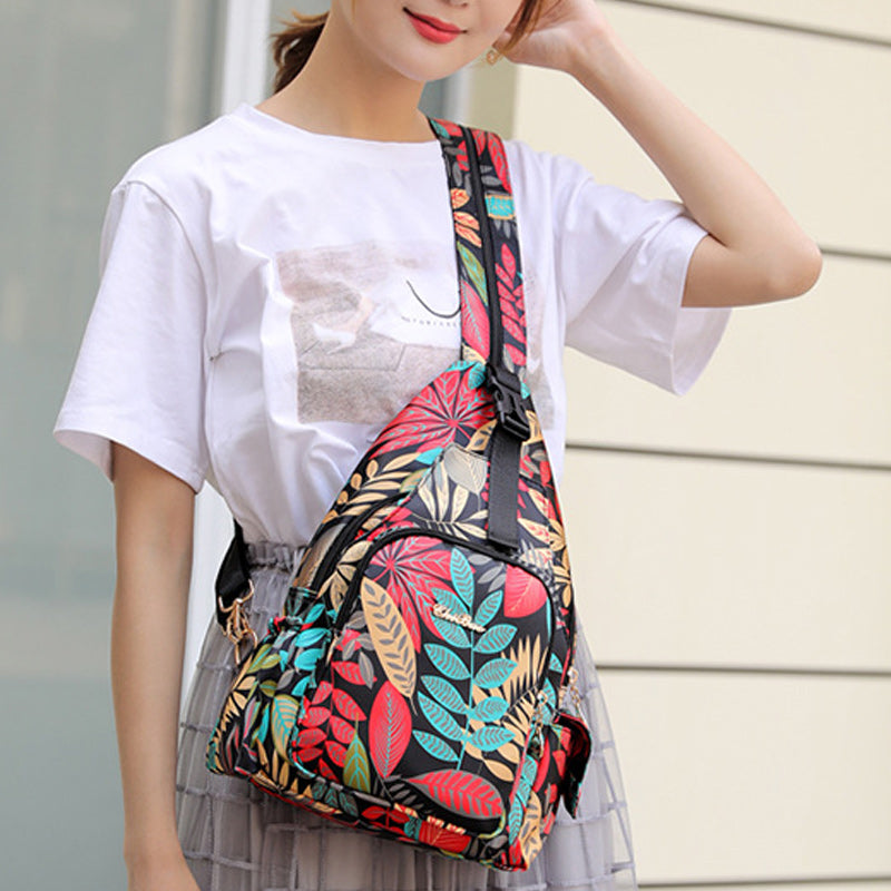 Лека, водоустойчива, многофункционална раница с щампа