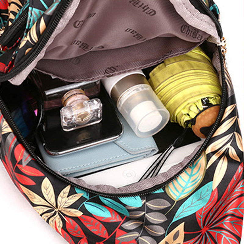 Лека, водоустойчива, многофункционална раница с щампа