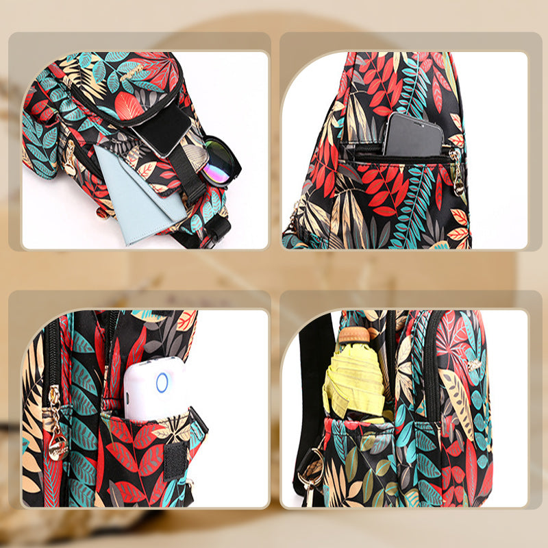 Лека, водоустойчива, многофункционална раница с щампа