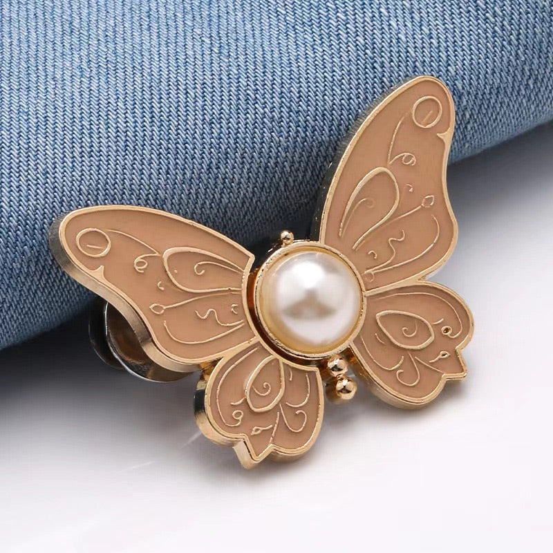 🦋Odpinana klamra regulacyjna w pasie z motylkiem👖