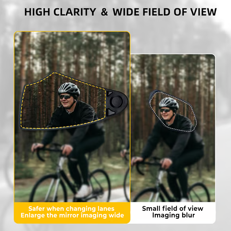 🔥Lusterko na kierownicę roweru z regulacją 360°💯