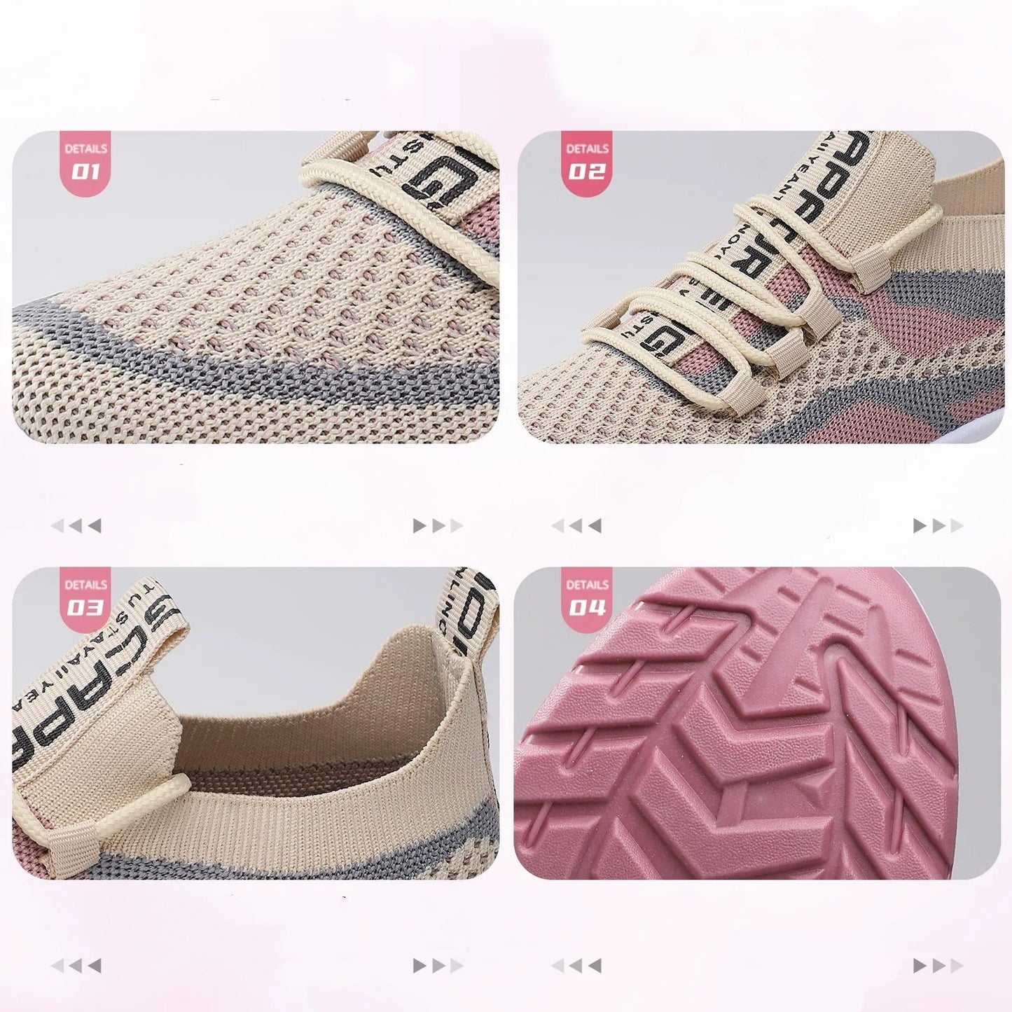 👟Damskie buty do biegania na co dzień, sznurowane