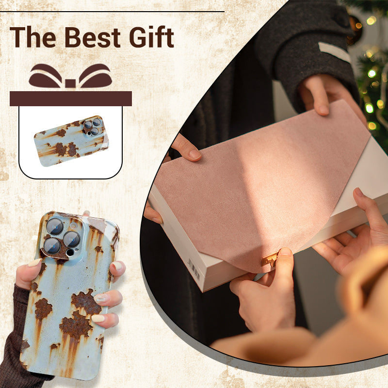 Винтидж ръждив твърд калъф за iPhone