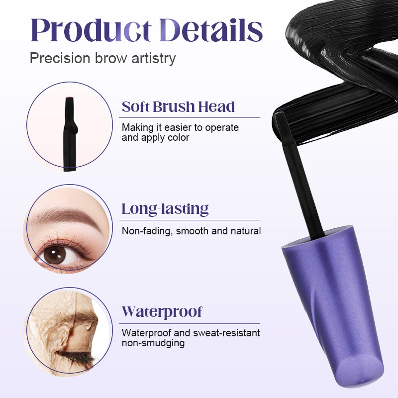 Vodoodporen, dolgotrajen gel za obrvi v lističih