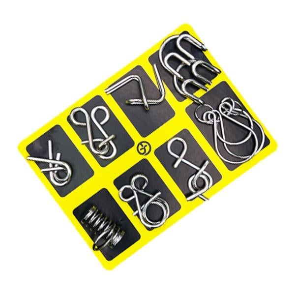 🔥Образователни интелектуални играчки Играчки за разпознаване на интелект, метални пъзели