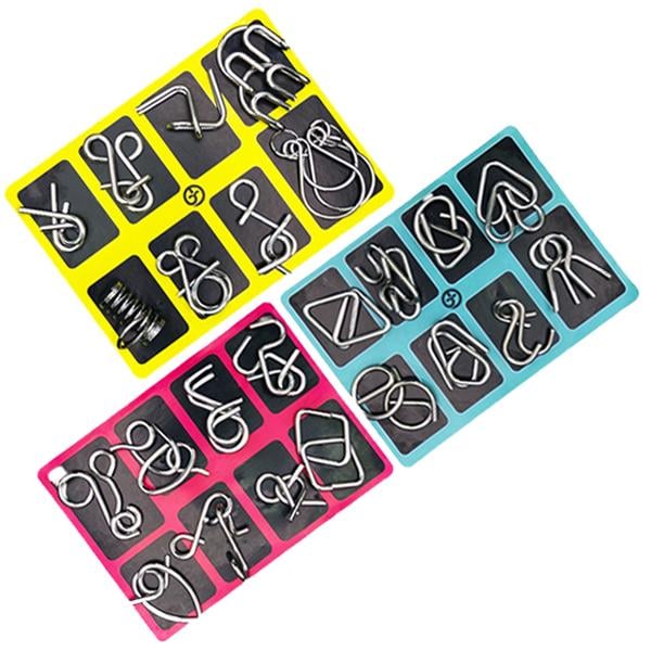 🔥Образователни интелектуални играчки Играчки за разпознаване на интелект, метални пъзели