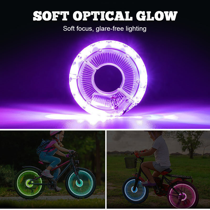 🌈 Цветна велосипедна лампа за главина 🚴‍♂️💡