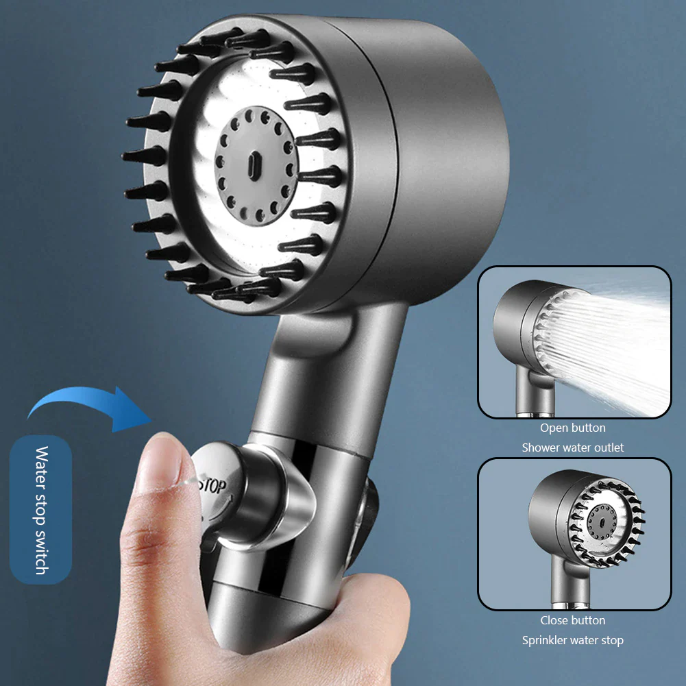 🔥Мултифункционална душ глава с високо налягане
