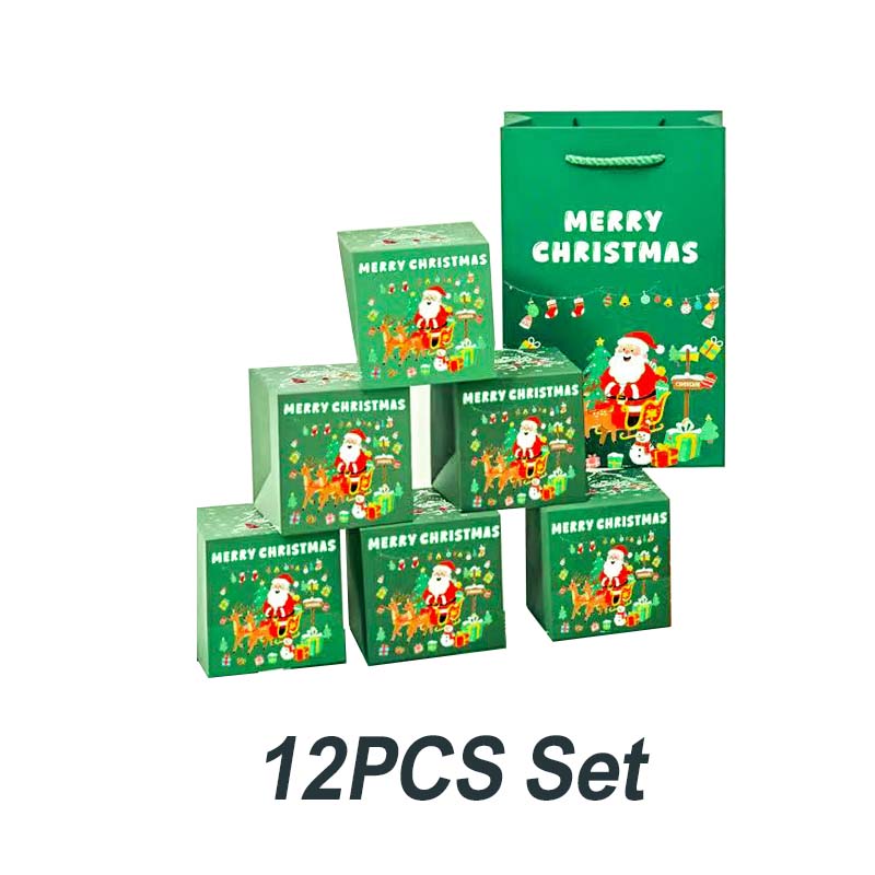 🎅 Уникална сгъваема коледна подаръчна кутия🎄✨