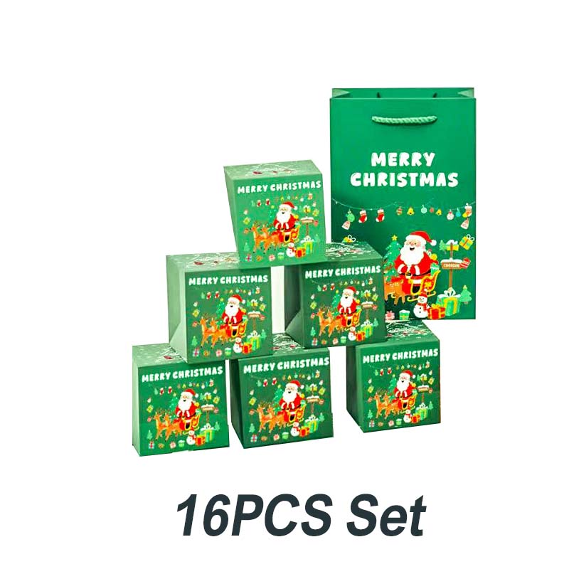 🎅 Уникална сгъваема коледна подаръчна кутия🎄✨