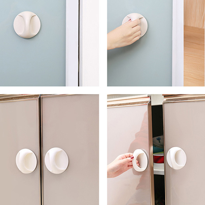 🏠Издръжливи, самозалепващи се, кръгли дръжки за врати❤️