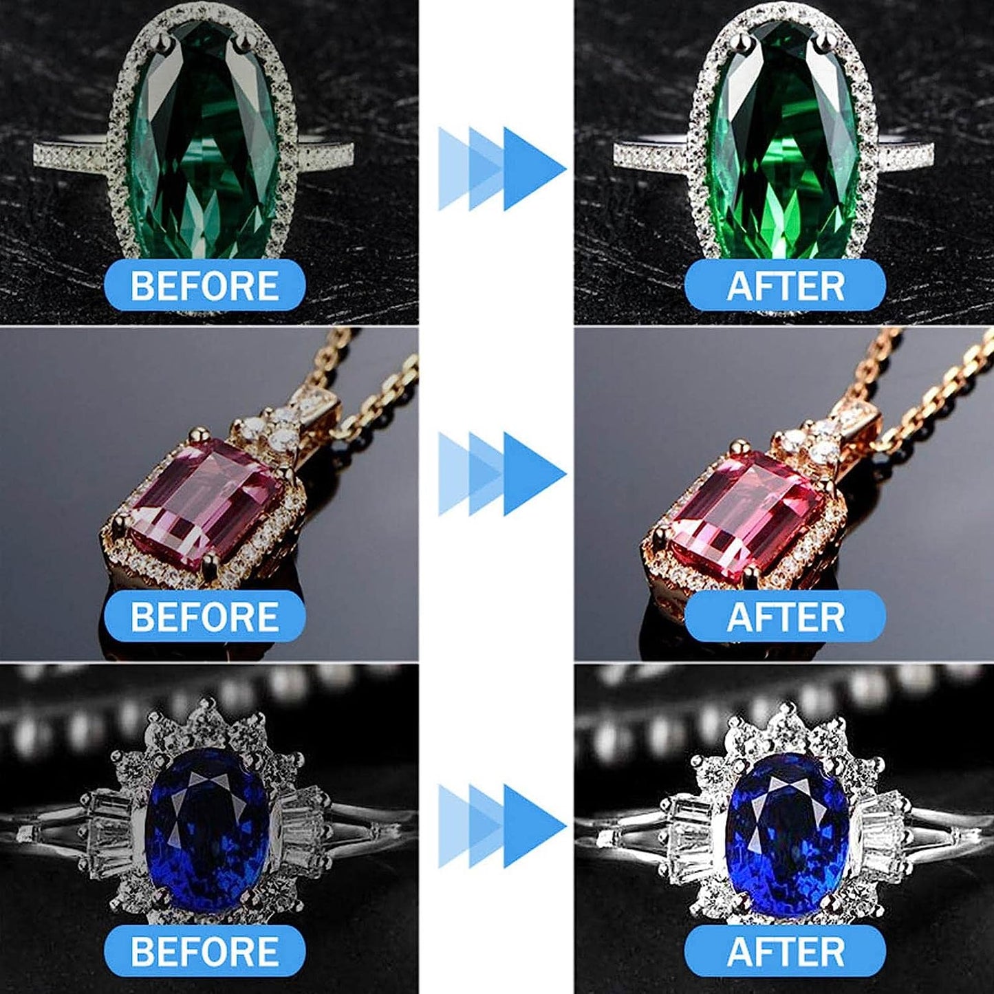 🤩 Спрей за почистване на бижута - Възстановява блясъка ✨