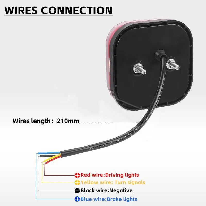 Чифт здрави LED задни светлини