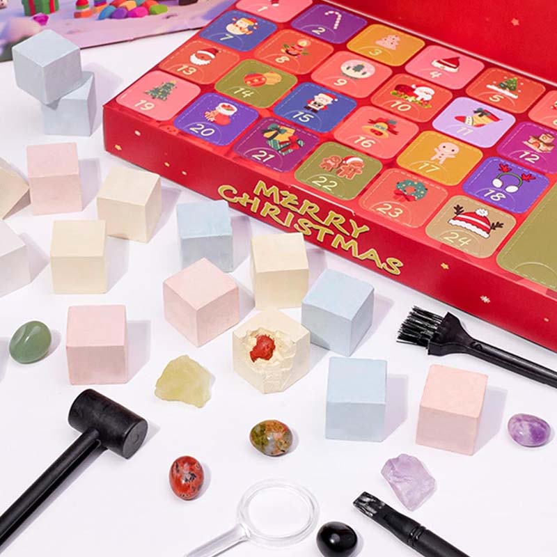 24-дневен комплект адвент календар за геоложки проучвания