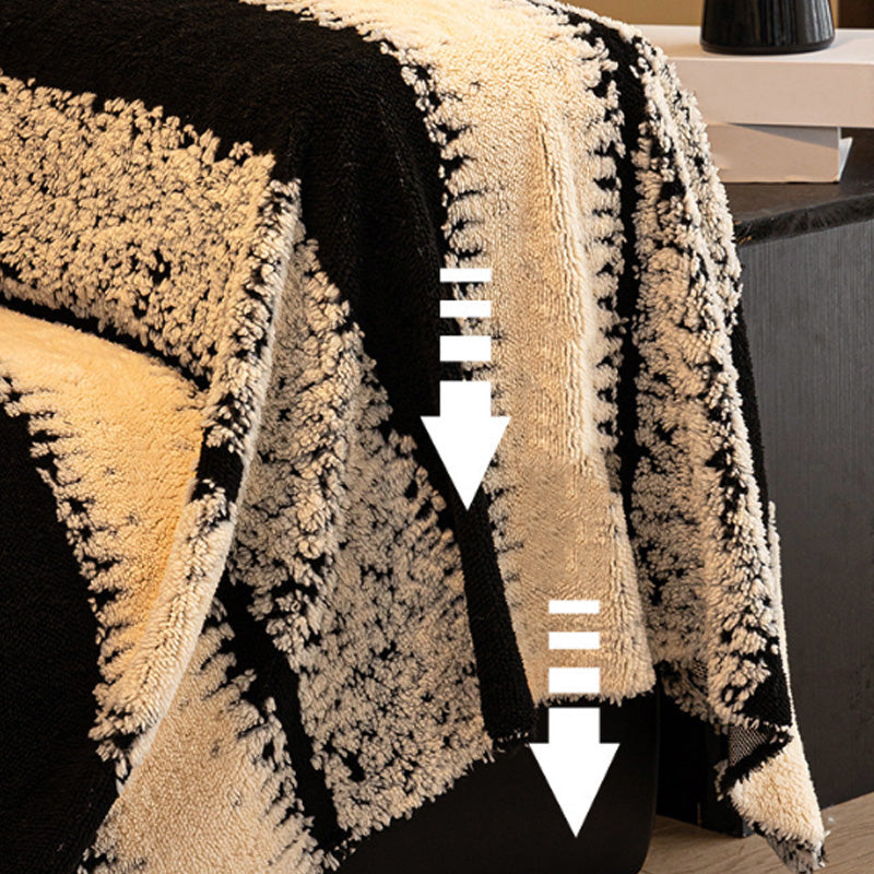 Мек, неплъзгащ се плюшен калъф за диван