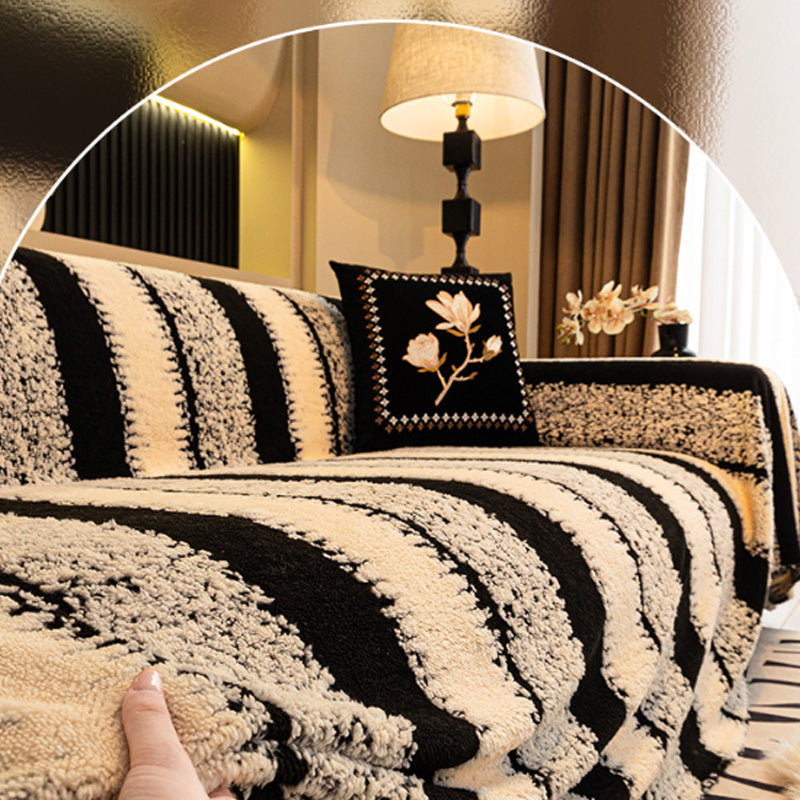 Мек, неплъзгащ се плюшен калъф за диван