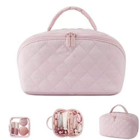 💗Голяма, просторна козметична чантичка с дръжка