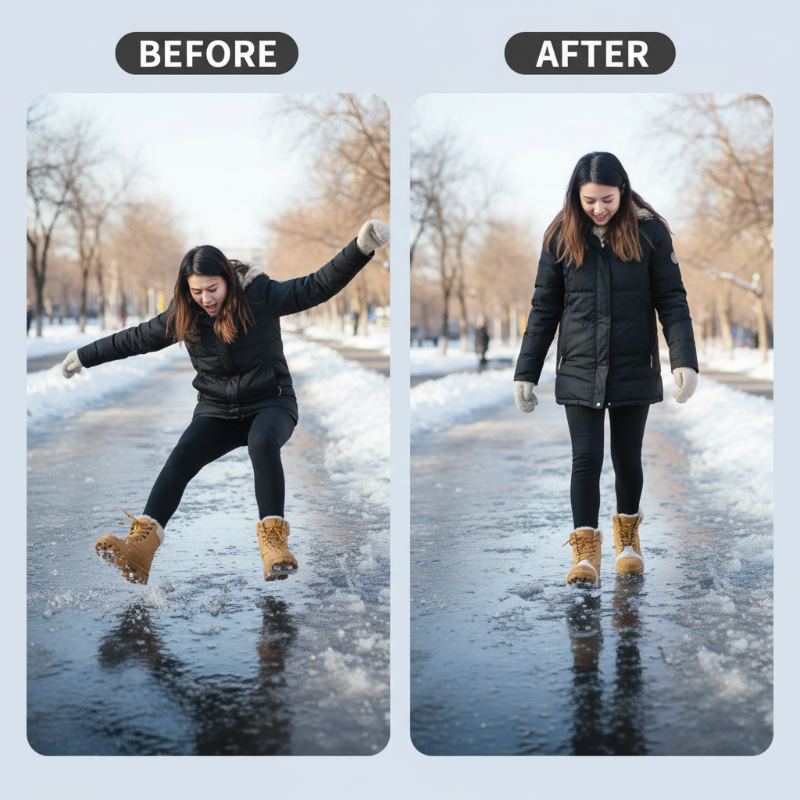 Универсални 5-зъбни ледобранчета за обувки и ботуши