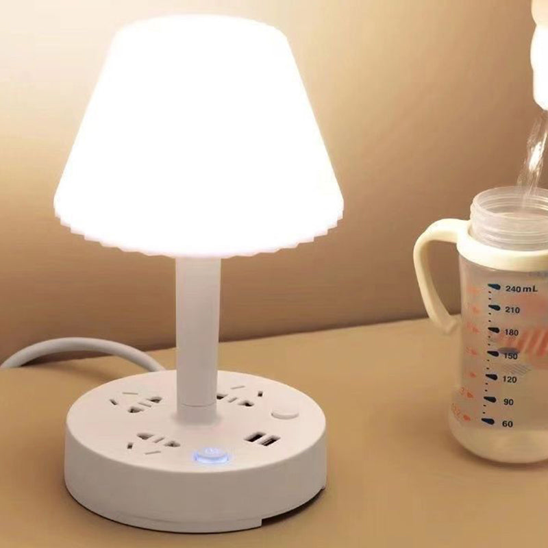 ✨✨Namizna svetilka z USB-priključkom in vtičem za napajanje