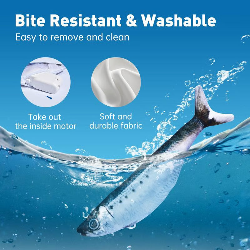 🐈Реалистична скачаща рибка за котки