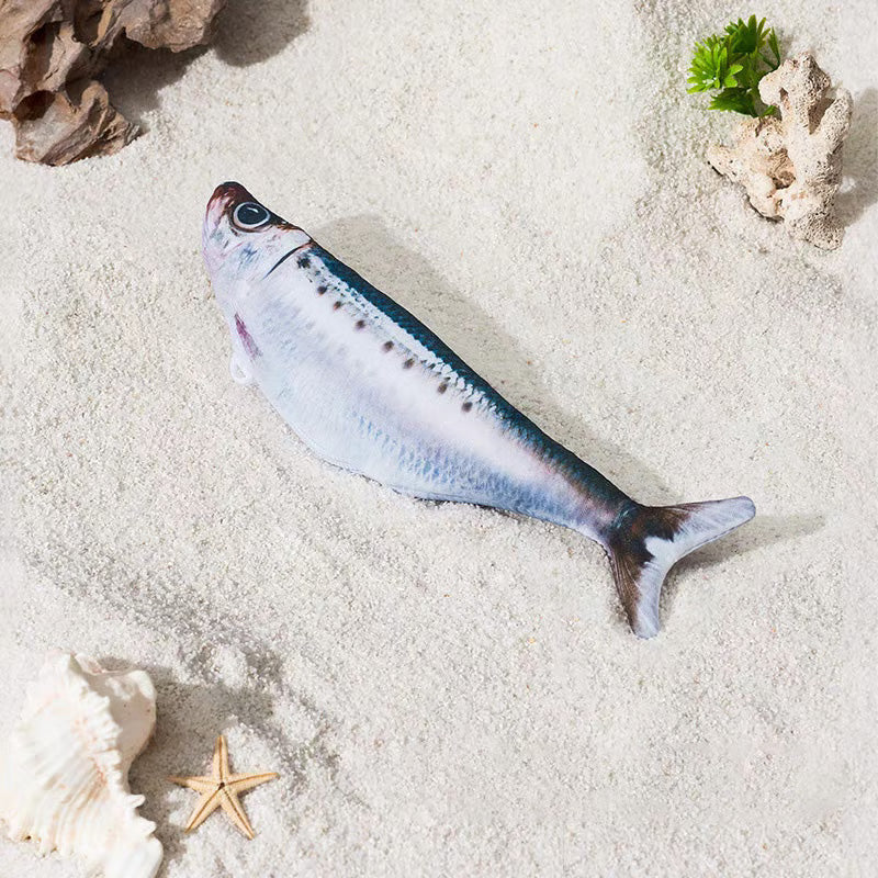 🐈Реалистична скачаща рибка за котки