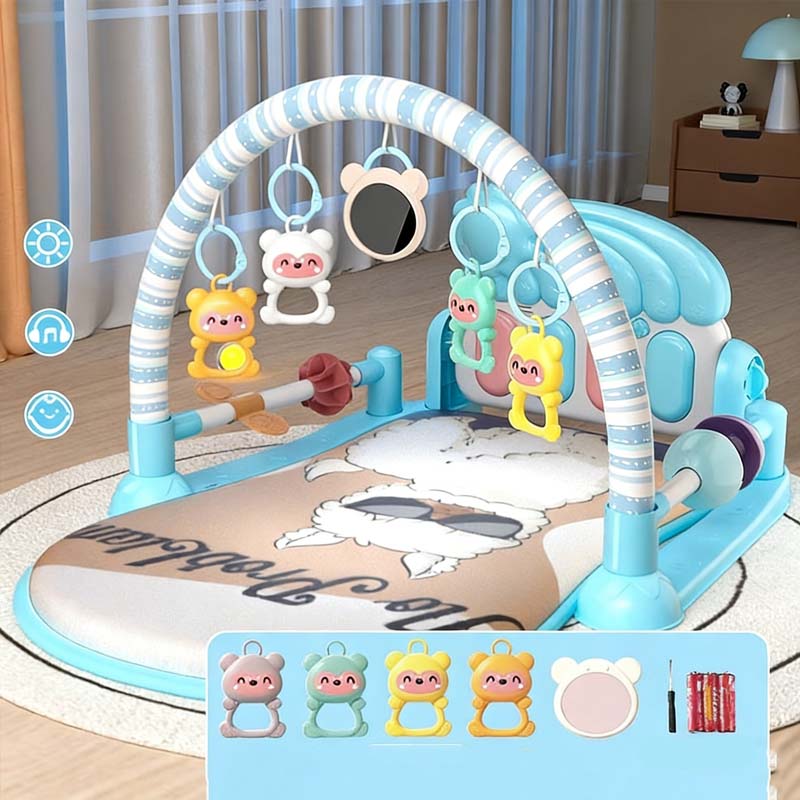 🎁Mata do zabawy z muzycznym pianinkiem dla niemowląt 3 w 1