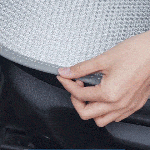 🚗 Пропускащи въздух памучни калъфи за столчета за кола, които не се плъзгат | Удобни през цялата година, универсален размер