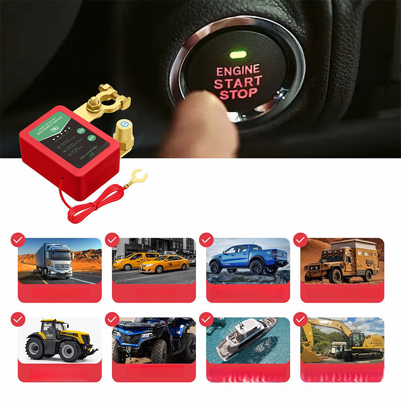 🚗⚡Daljinski upravljano stikalo za izklop avtomobilskega akumulatorja 12V/24V🔋