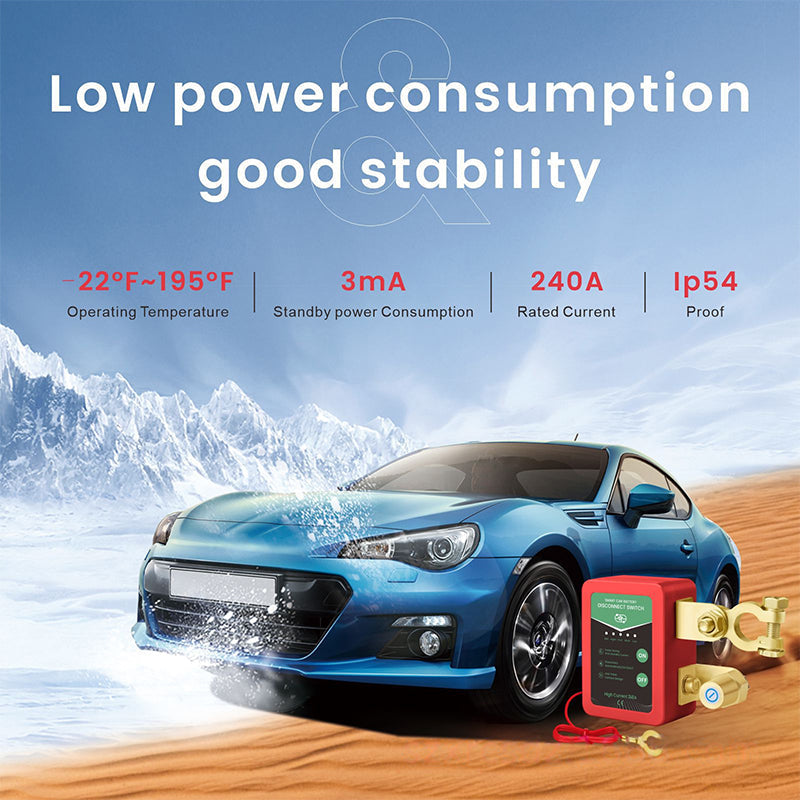 🚗⚡Daljinski upravljano stikalo za izklop avtomobilskega akumulatorja 12V/24V🔋