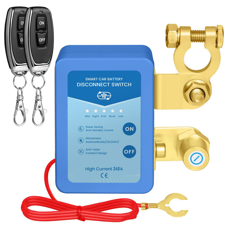 🚗⚡Daljinski upravljano stikalo za izklop avtomobilskega akumulatorja 12V/24V🔋