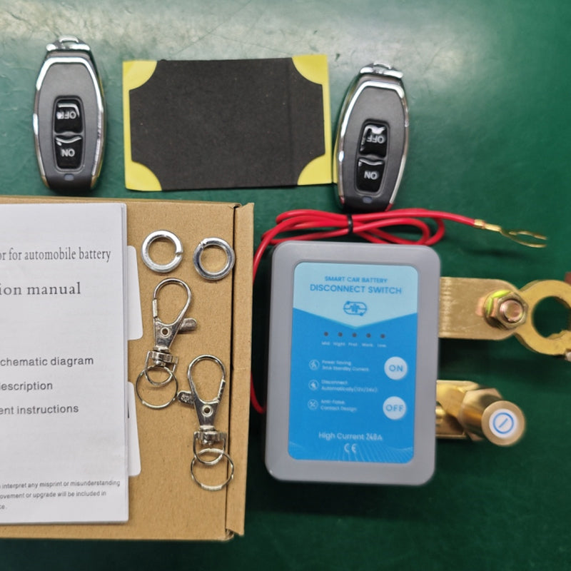🚗⚡Daljinski upravljano stikalo za izklop avtomobilskega akumulatorja 12V/24V🔋