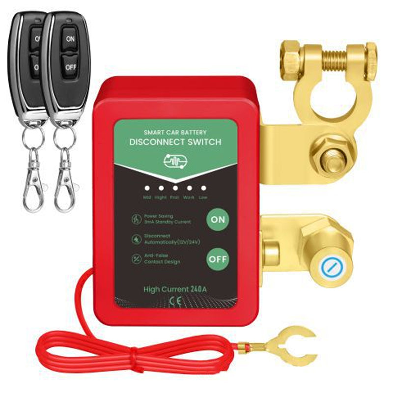 🚗⚡Daljinski upravljano stikalo za izklop avtomobilskega akumulatorja 12V/24V🔋
