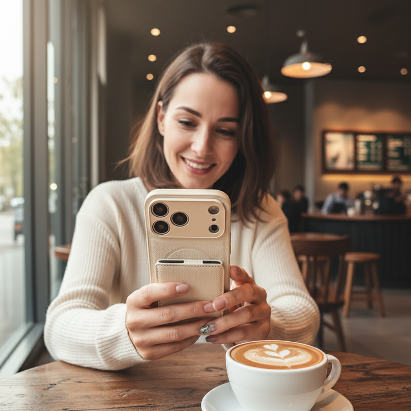 🔥🧲 Magnetno ohišje za telefon, odporno na prstne odtise, za serije 12–17 📱✨