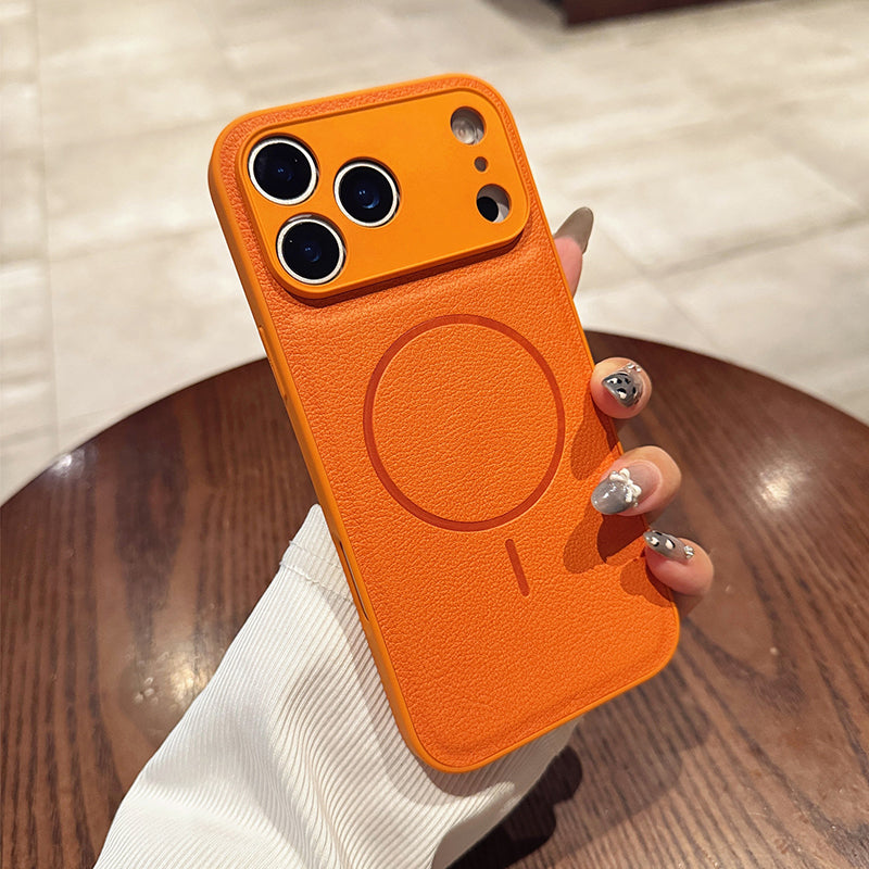 🔥🧲 Magnetno ohišje za telefon, odporno na prstne odtise, za serije 12–17 📱✨