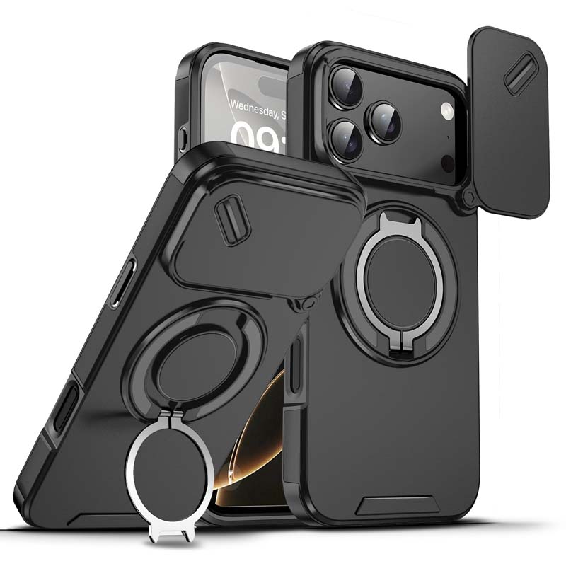 🔥Magnetno ohišje za telefon z obročkom za iPhone✨
