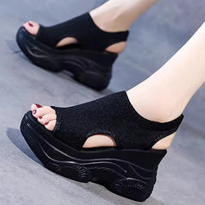 💥【EU34-40】❄️ Damskie sandały z odkrytym obcasem ✨ | Konstrukcja z paskiem na klips, lekka podeszwa - stylowe i wygodne na lato ☀️👡
