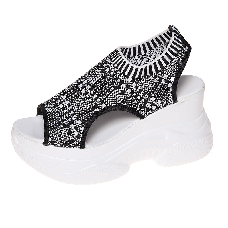 💥【EU34-40】❄️ Damskie sandały z odkrytym obcasem ✨ | Konstrukcja z paskiem na klips, lekka podeszwa - stylowe i wygodne na lato ☀️👡