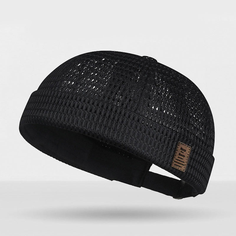 🧢🢊Лека шапка, изработена от дишаща мрежа, без козирка