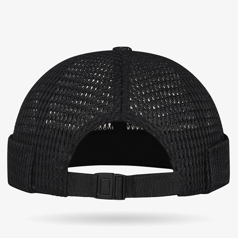 🧢🢊Лека шапка, изработена от дишаща мрежа, без козирка