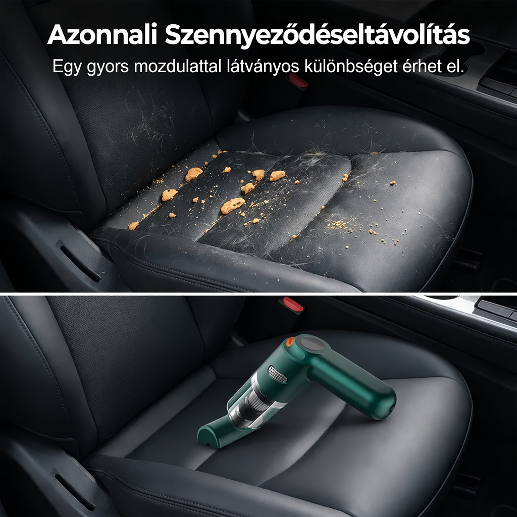 🚗✨ Zestaw do bezprzewodowego odkurzacza samochodowego o wysokiej wydajności 🛋️