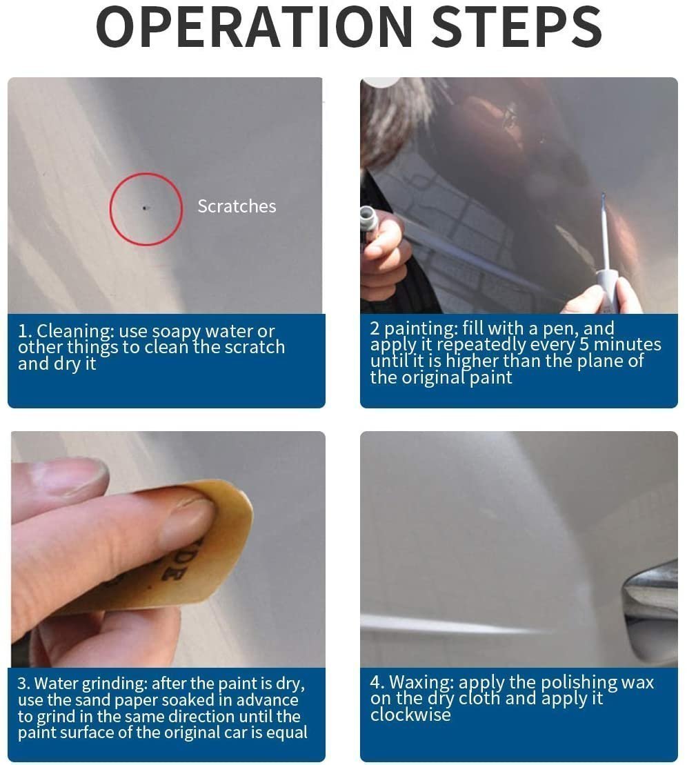 ✨ Писалка за ремонт на драскотини на автомобили/мотоциклети/лодки